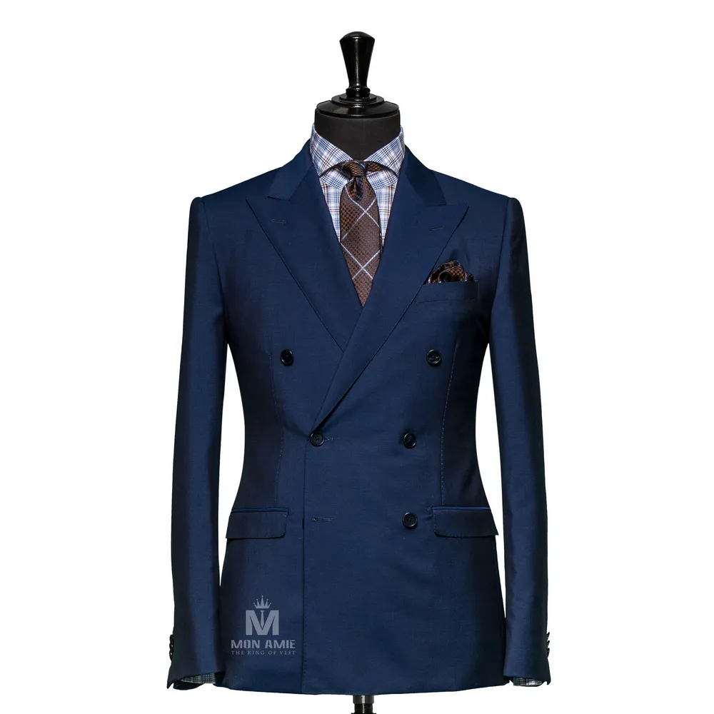 Vest đồng phục xanh navy trơn — 1/3