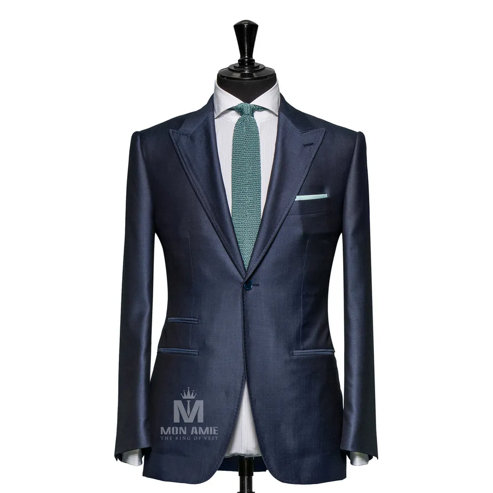 Vest đồng phục xanh navy trơn — 1/3