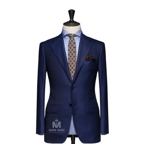 Vest đồng phục xanh navy trơn — TUV-22