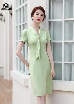 May Đồng Phục Đầm Công Sở pn1840